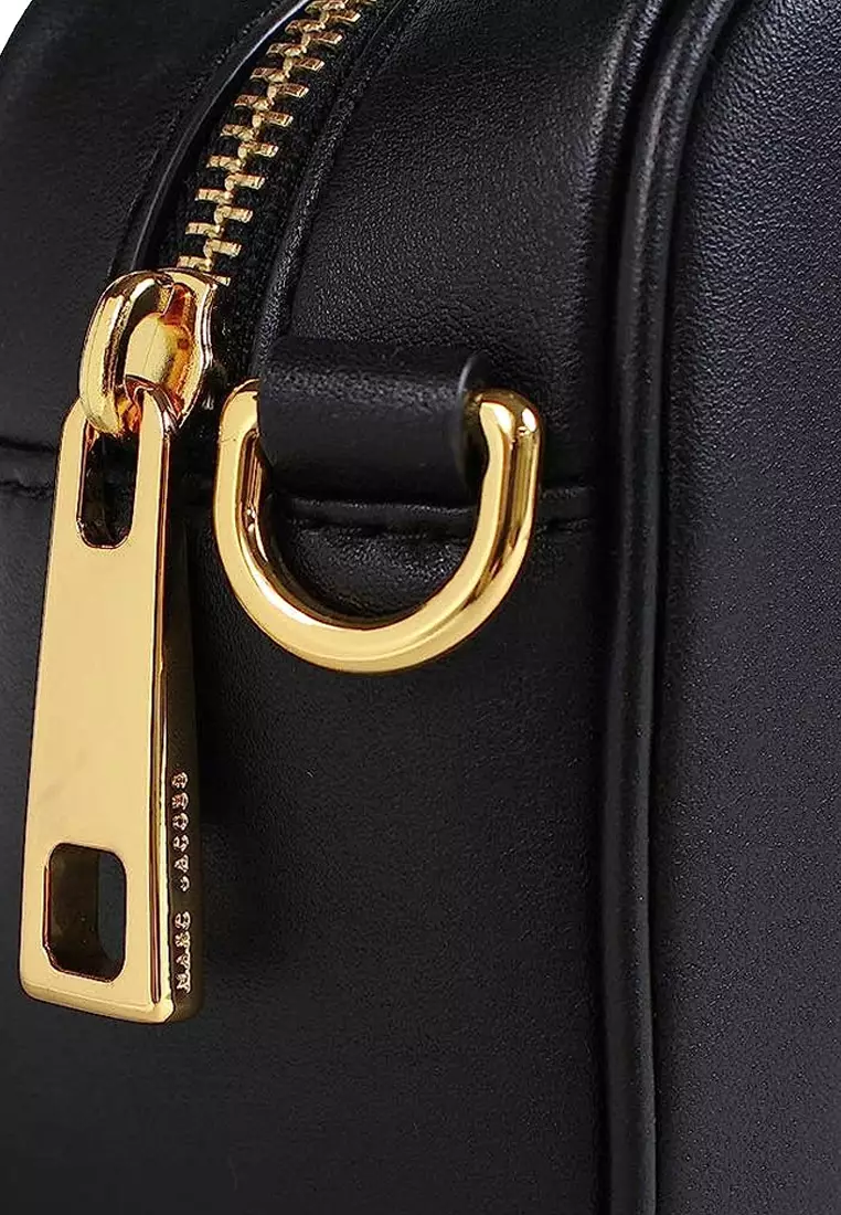 Flash Leather Crossbody Bag in Black M0014465