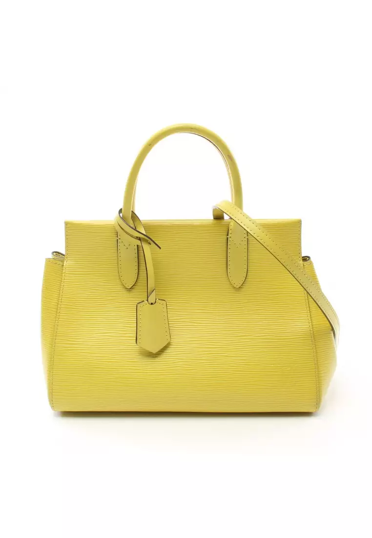 Louis Vuitton Pre-owned Women's Leather Handbag - Yellow - One Size