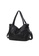 Lara black Women's Weave Strap Shoulder Bag E4E67AC7EBBC2FGS_2