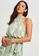 Tussah green Izzy Ruffle Dress 1D050AA9176757GS_4
