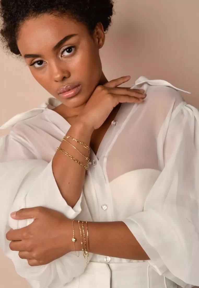 Rolo Chain Bracelet 14k Gold