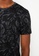 LC WAIKIKI black Patterned Combed Cotton Men's T-Shirt A4176AA6C495DBGS_3