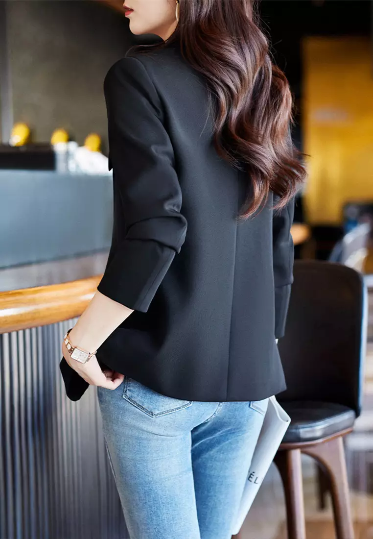 Fashionable Slim Cut Suit Jacket YGH-EQ8827