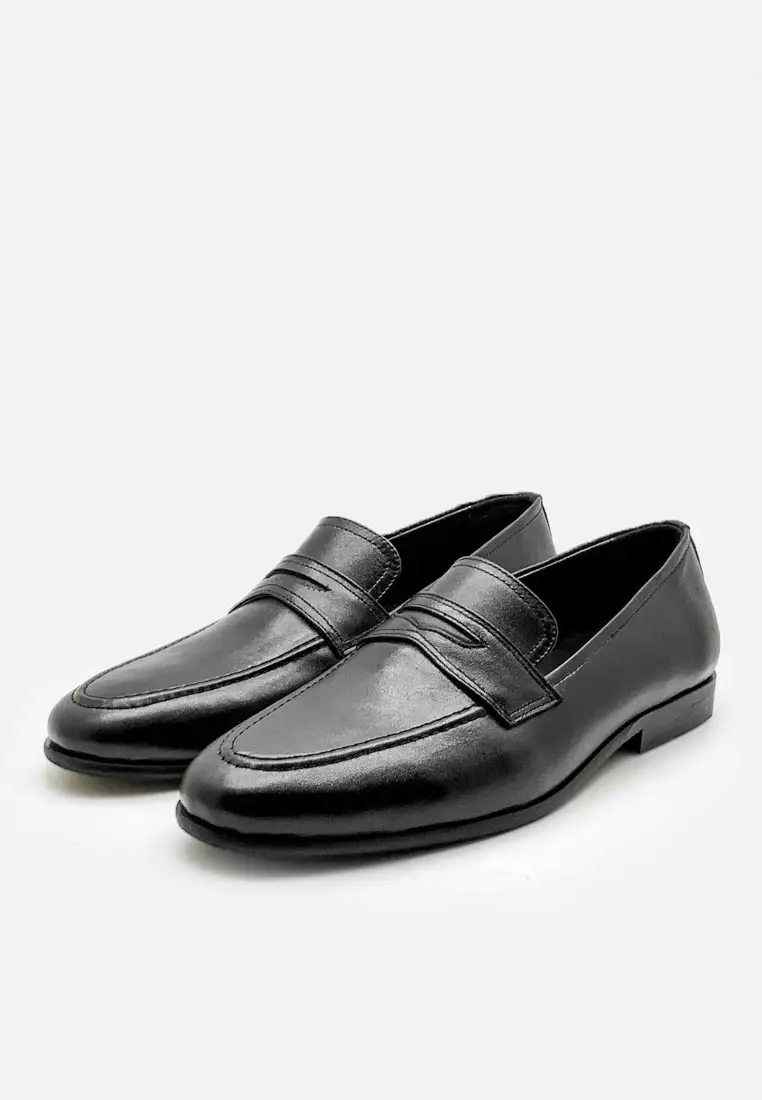 Fregio Men Formal Shoes Penny Slip On
