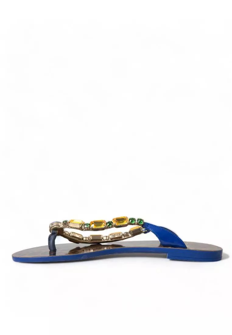 Dolce & Gabbana DGロゴ フラットサンダル Dolce & Gabbana(ドルチェ&ガッバーナ) サンダル(メンズ) - 海外