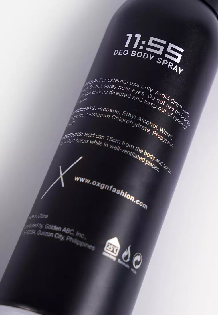 11:55 Deo Body Spray for Men