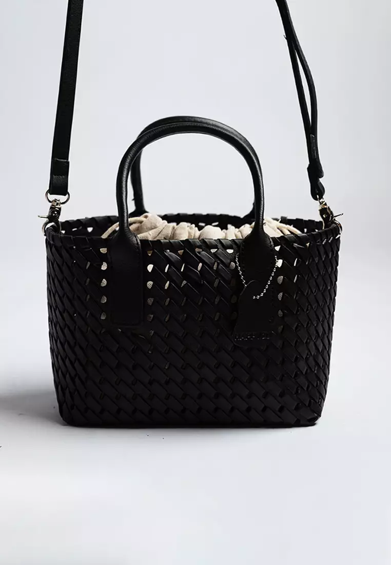 Alyna Weave Bucket Bag