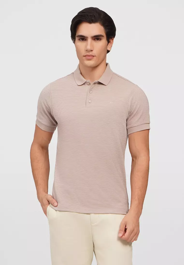 O.O.O. Textured Polo Shirt