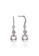 A.Excellence silver Premium Japan Akoya Sea Pearl  6.75-7.5mm Geometric Earrings D4BBBAC09E2C7BGS_1