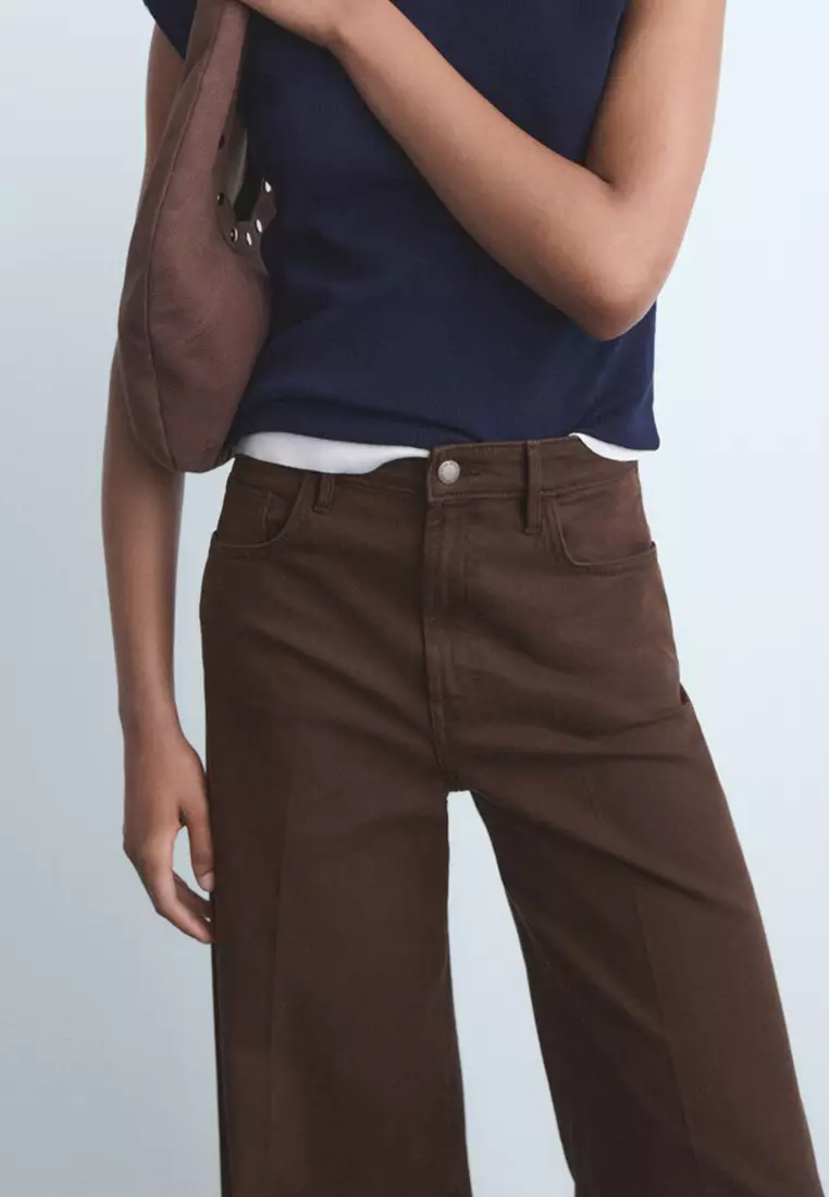 High-Waisted Wide-Leg Jeans