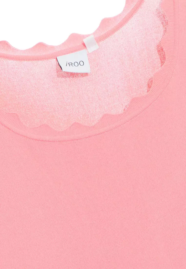 Pink Puff Sleeve Short Dress