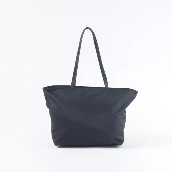 Tas TORY BURCH ELLA SMALL LOGO SHW NYLON BLACK ZIP TOTE BAG 100% ORIGINAL