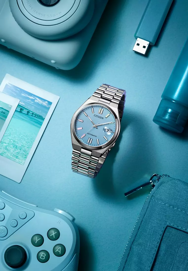Citizen Citizen TSUYOSA Collection Rainbow Indexes Light Blue Dial