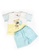 Toffyhouse yellow and green Toffyhouse Sleepy Koala T-shirt & Shorts Set D2F2CKA75D16AFGS_1