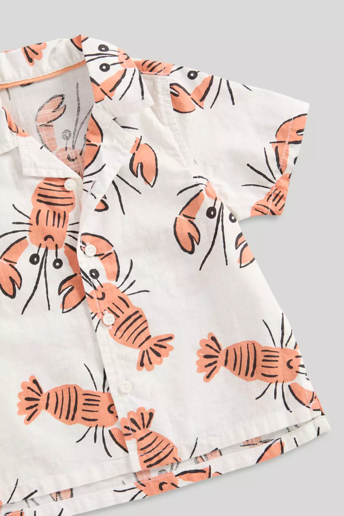 Mothercare Lobster Printed Shirt - Kaos Bayi Laki-laki (Putih)