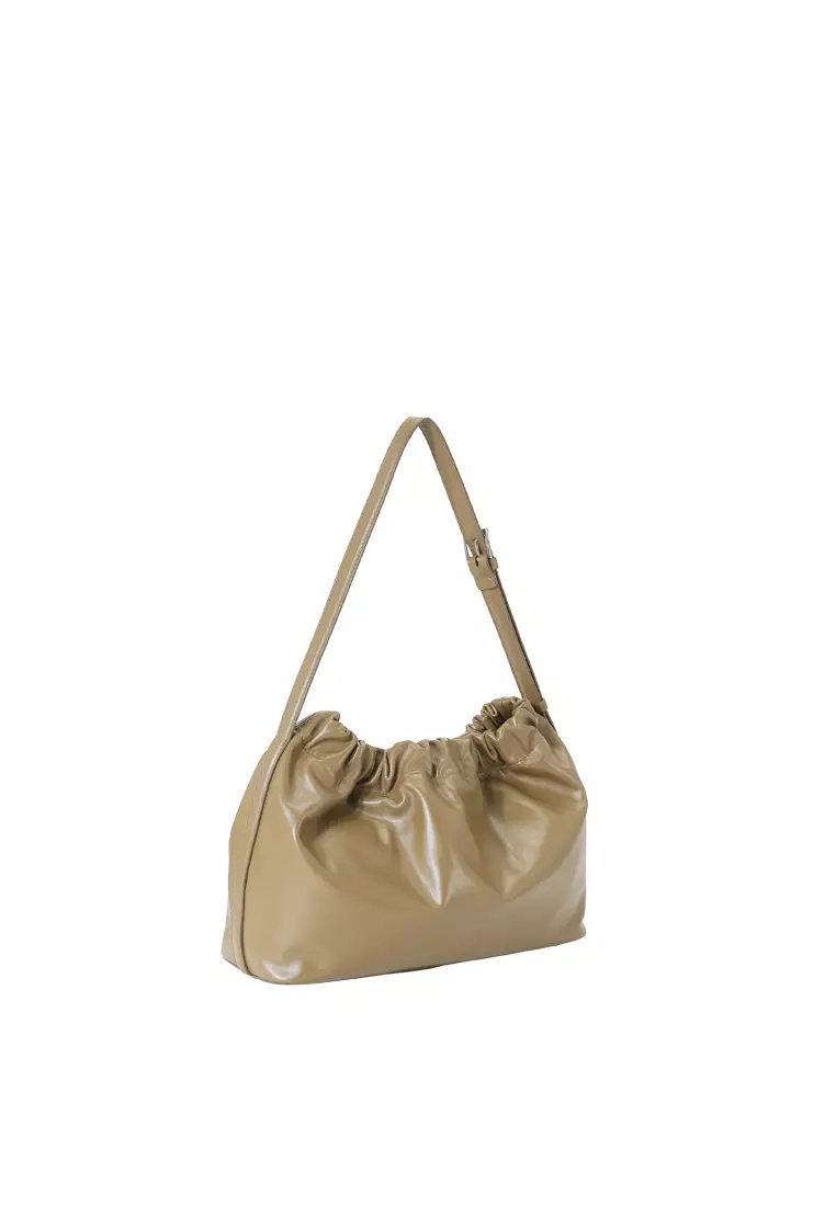 SCRUNCHIE Shoulder Bag - Toffee