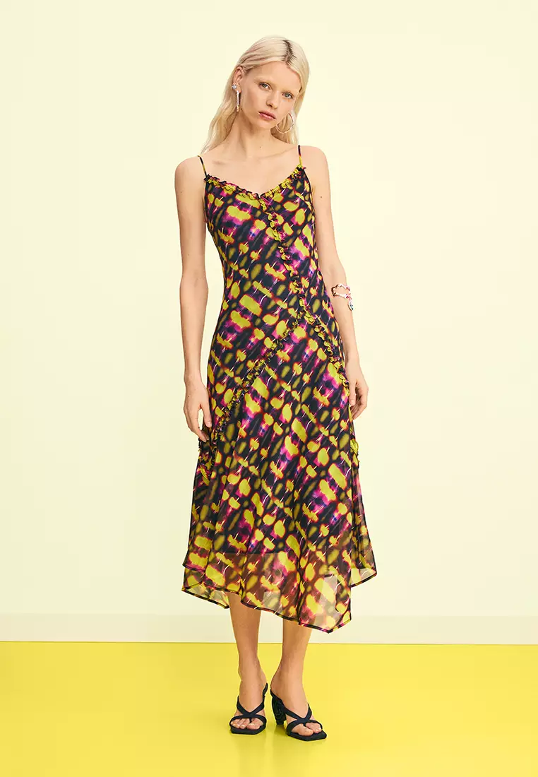 Buy Desigual Midi dress with straps 2026 Online | ZALORA