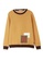 A-IN GIRLS yellow Casual Round Neck Sweater 5A082AA370AA83GS_1