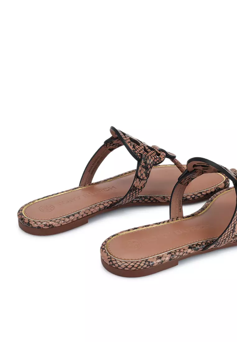 Matte black tory burch sandals shop