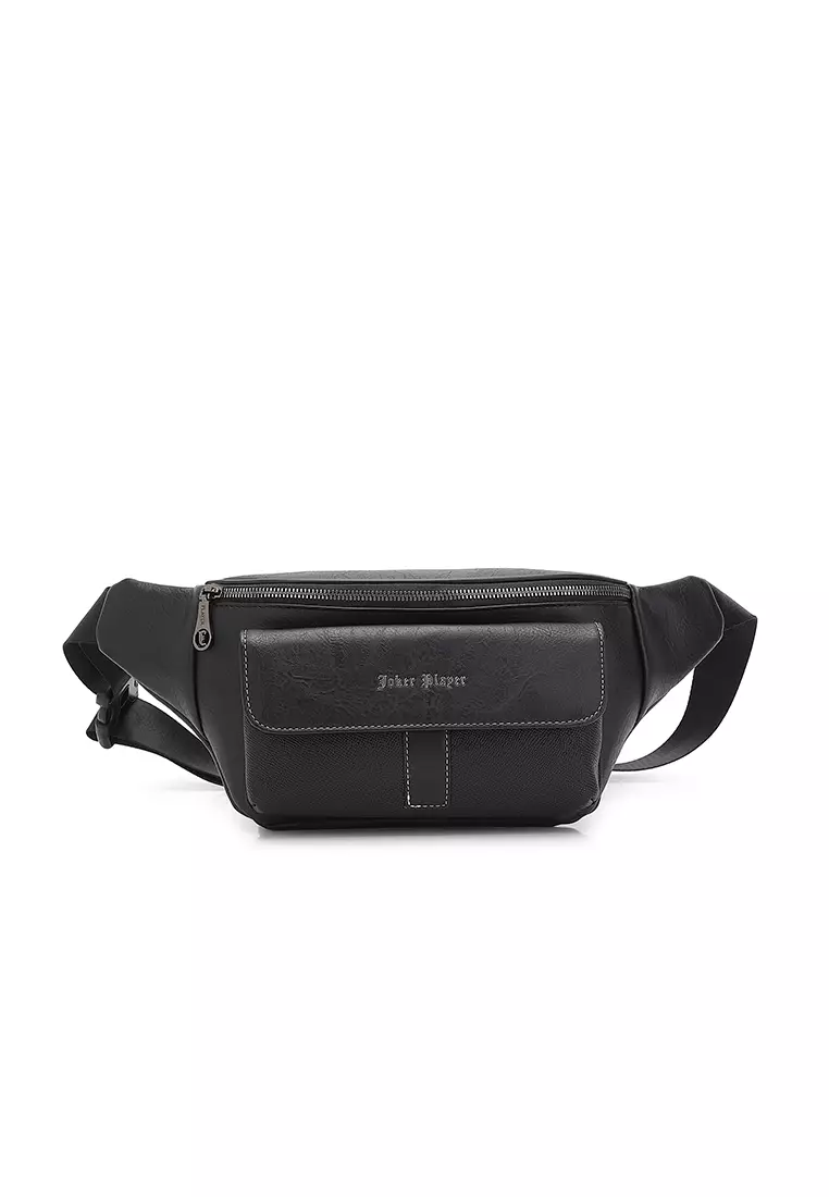 Cross Body Black Bum Bag Belt Buy Joker Player Men's Waist Bag