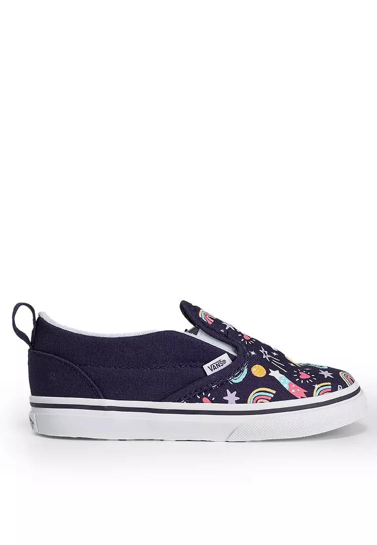 Vans slip ons with strap on sale