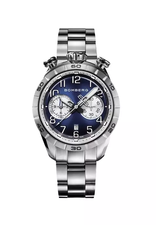 BB-68 Dark Blue & Silver 44mm NS44CHSS.211.9