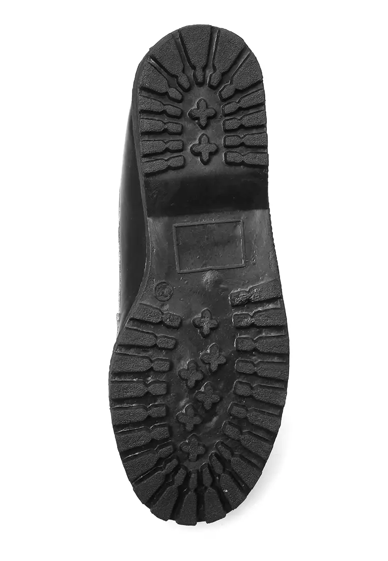 Sepatu Docmart Women Design Simple Elegant - Hitam