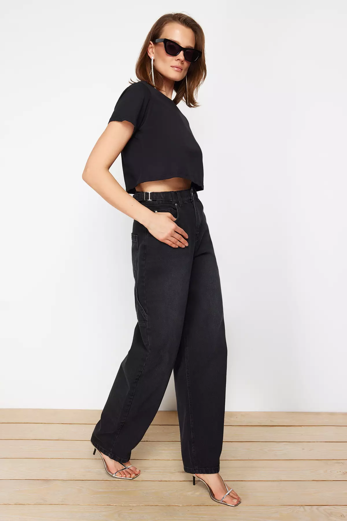 High Waist Loose Jeans