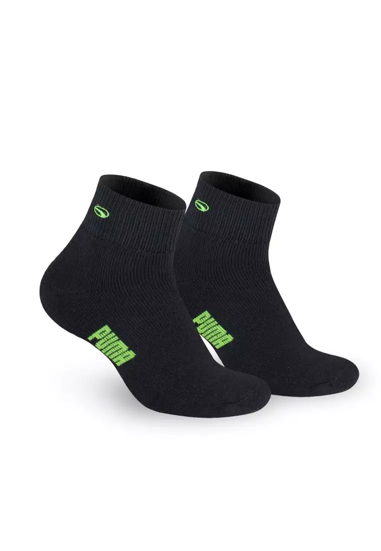 Puma Boys’ Embroidered Cotton Sports Ankle Socks 3 pairs in a pack PBSEG5