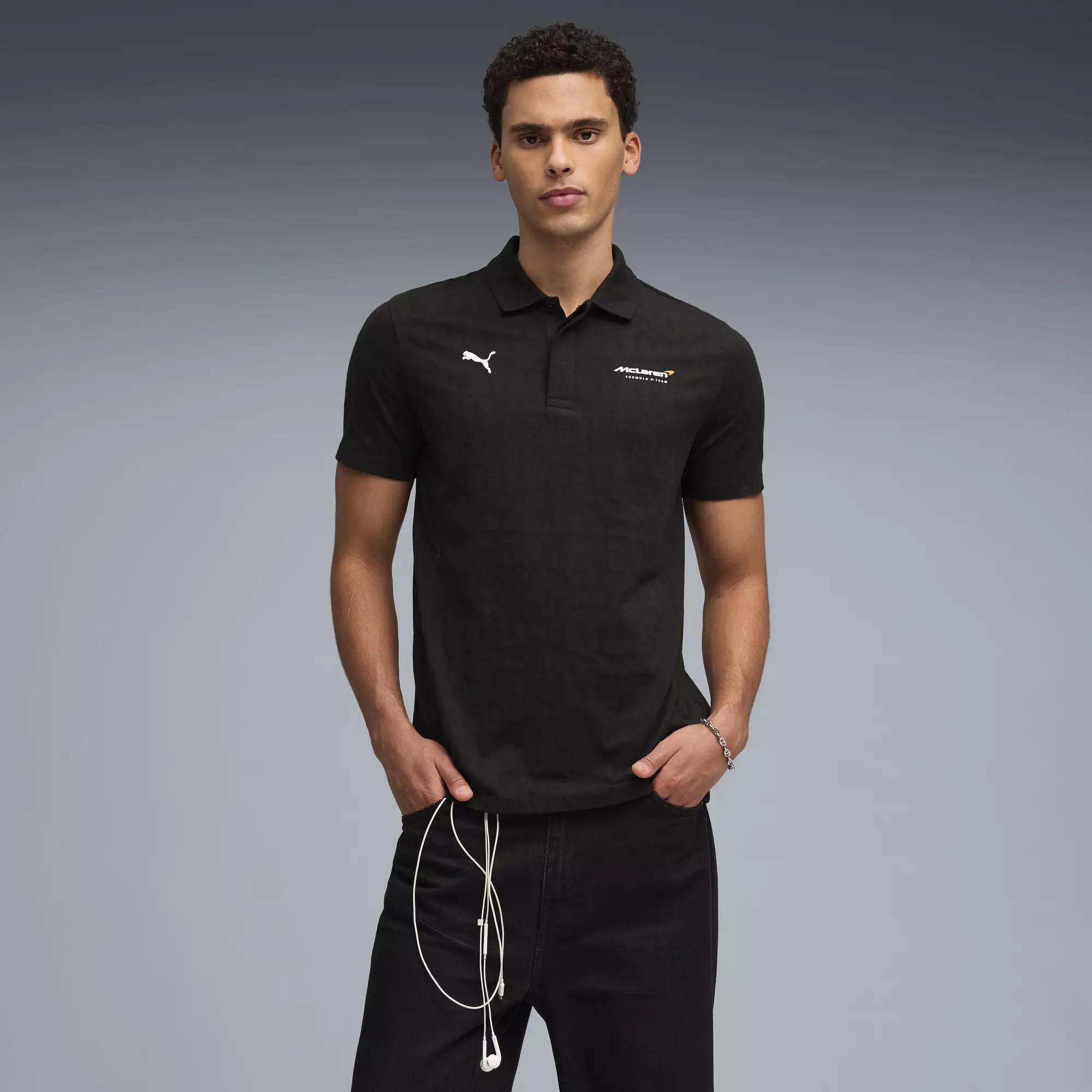 PUMA Men's McLAREN RACING Jacquard Polo