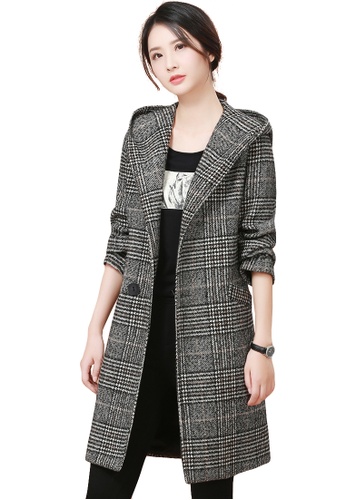 Buy A In Girls Temperament Hooded Long Coat Zalora Hk