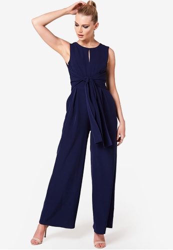 Buy Paper Dolls Knot Waist Jumpsuit Online Zalora Malaysia