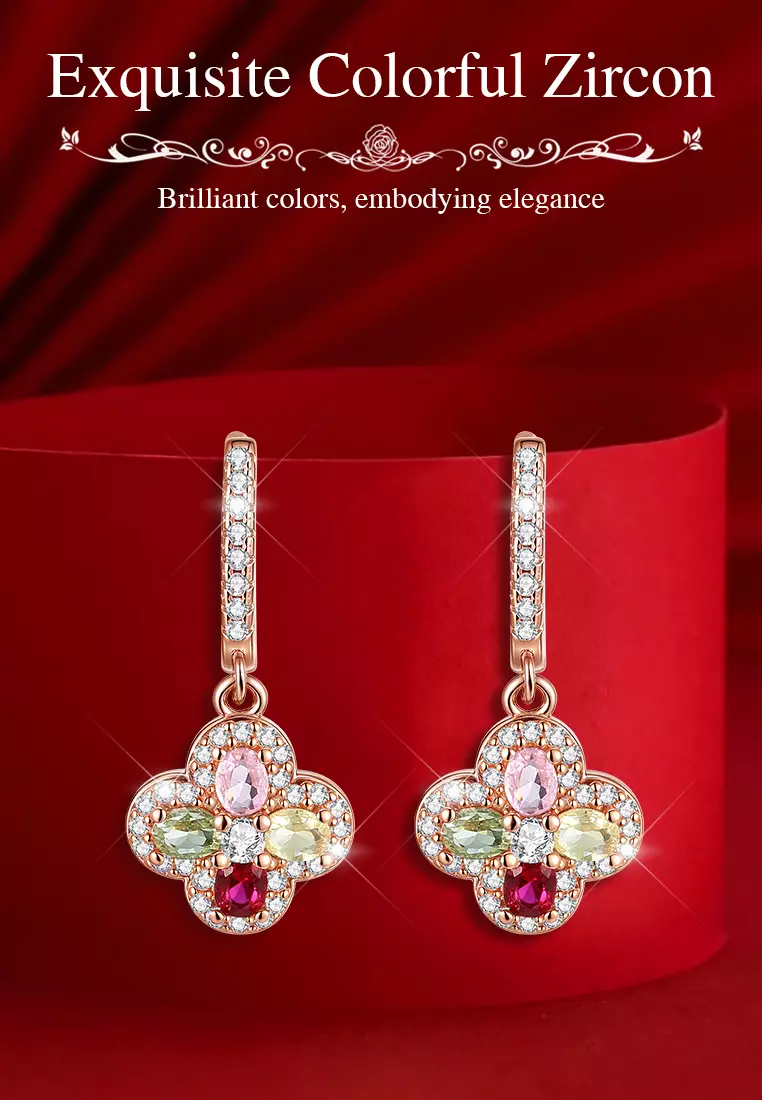 Anting Wanita Perhiasan Berlian Fashion Anting Cewek Original Earrings Anting Titanium Anti Karat