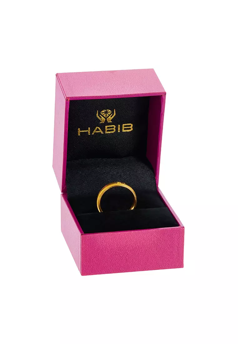 HABIB 999/24K Yellow Gold Ring WWGR1990524