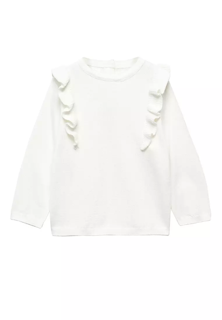 Buy MANGO BABY Ruffle Knitted Sweater 2023 Online ZALORA Singapore