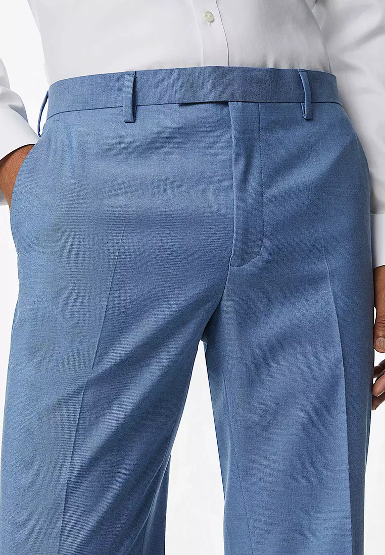 Slim Fit Stretch Suit Trousers