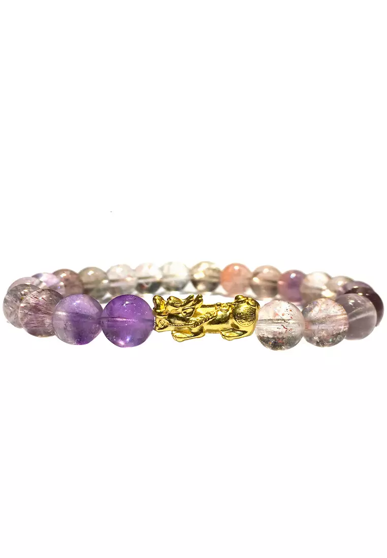 Gold and sale crystal bracelet