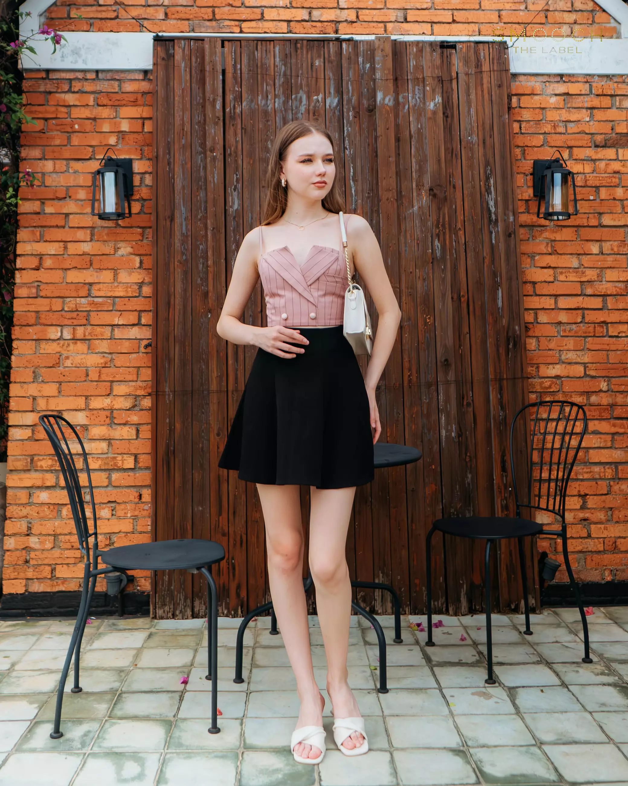 Lucia Pink Stripes Top