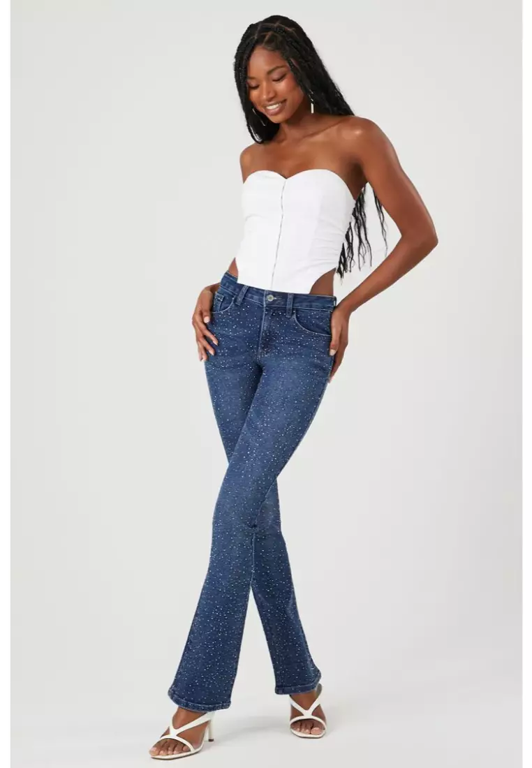 Forever 21 high 2025 waisted flare jeans