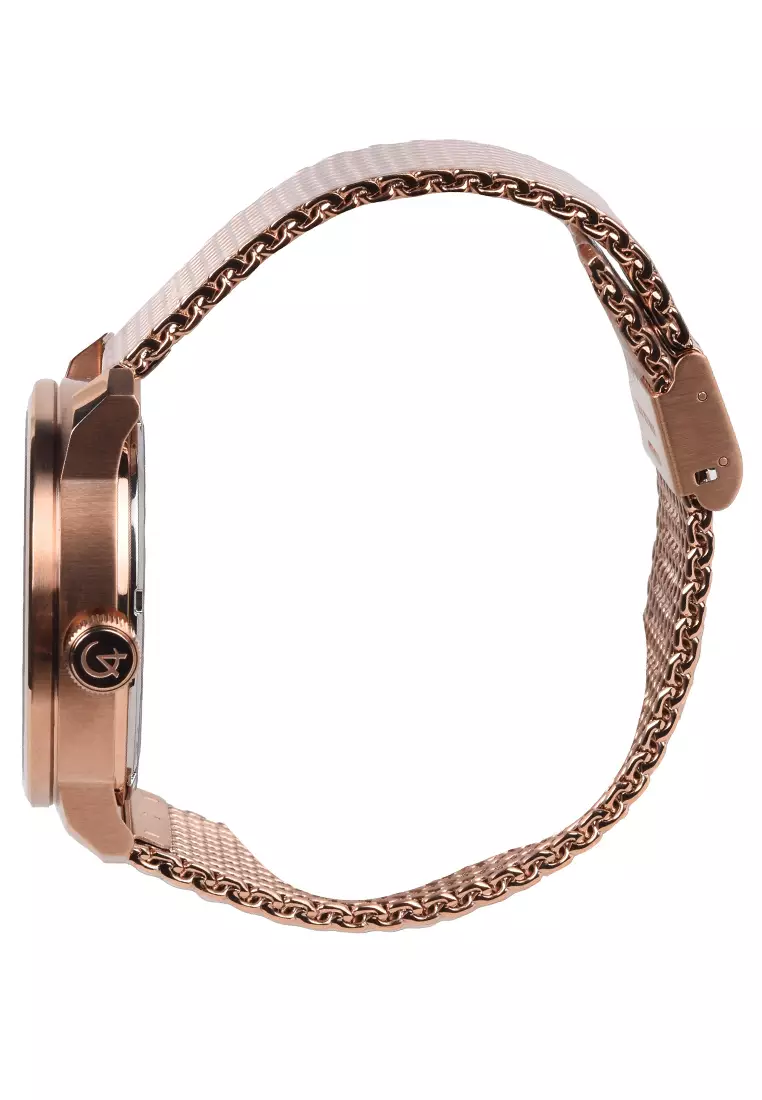 Alexandre Christie - Jam Tangan Pria - Rosegold - Stainless Steel Bracelet - 6548MFBRGSL