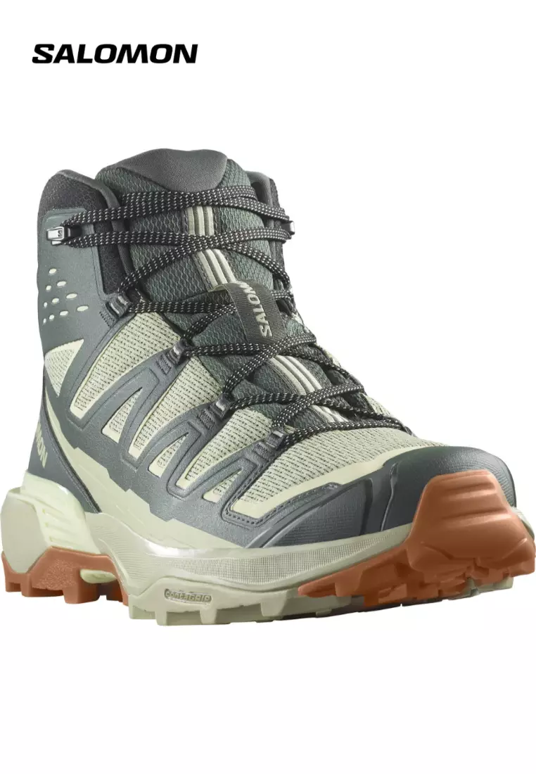 X ULTRA 360 EDGE MID GTX Men Outdoor Shoes in Urban Chic / Alfalfa / Transparent Yellow
