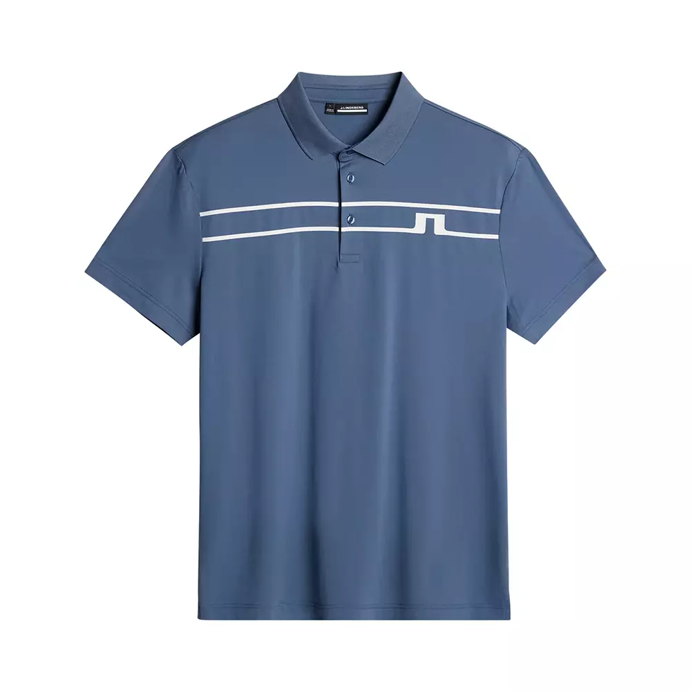 Klas Polo Shirt Vintage Indigo