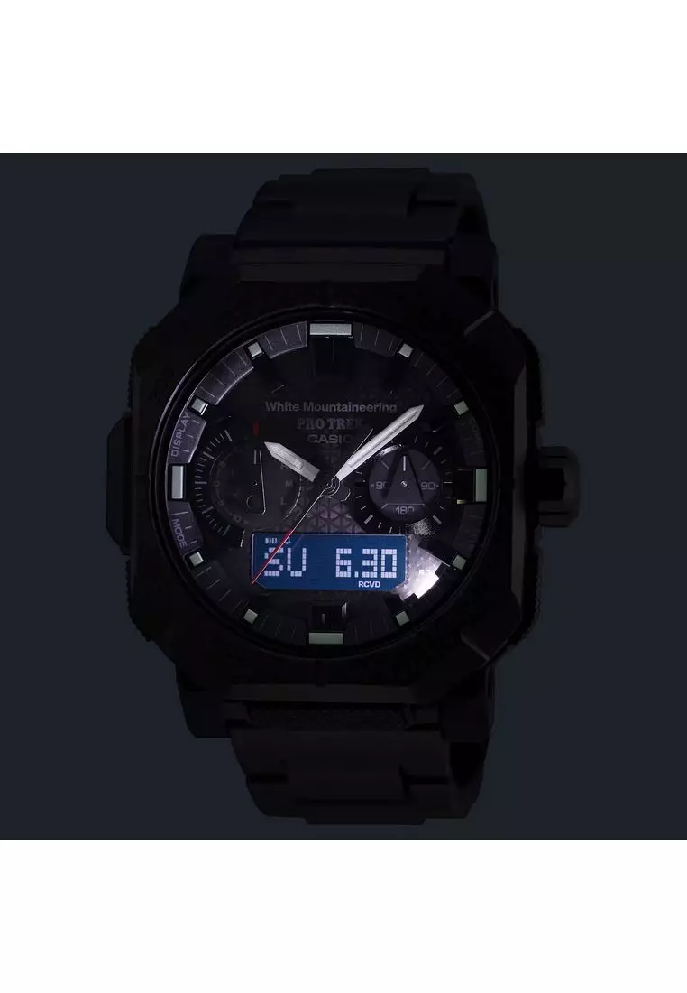 CASIO PRO TREK x WHITE MOUNTAINEERING 限量版 PRW-B1000WM-1