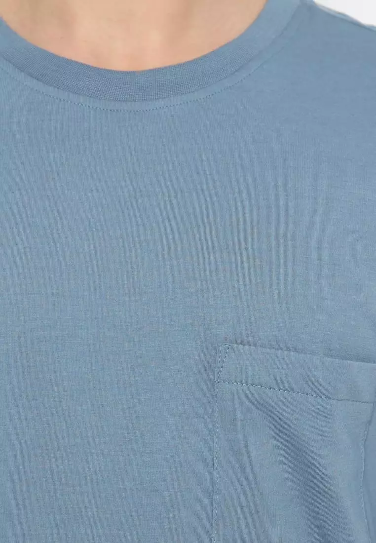 MATSUDA Kaos Polos Pocket T Shirt Cotton Chuo