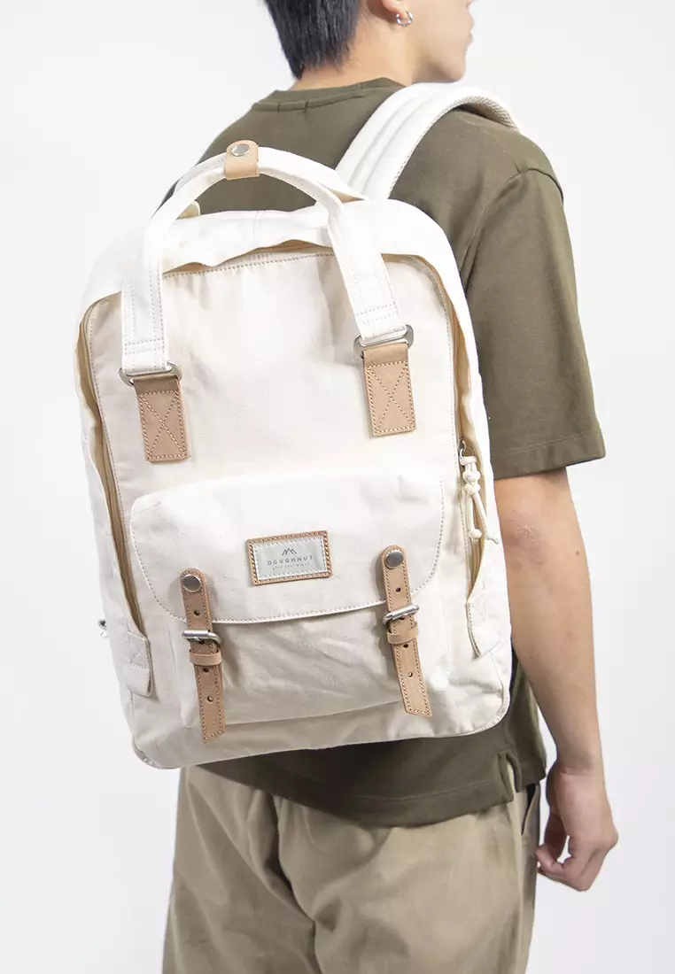 Buy Doughnut Macaroon Large Organic Cotton Series Beige Backpack 2024