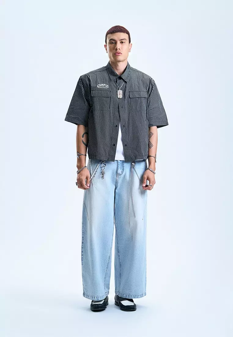 Checkered Boxy Shirt