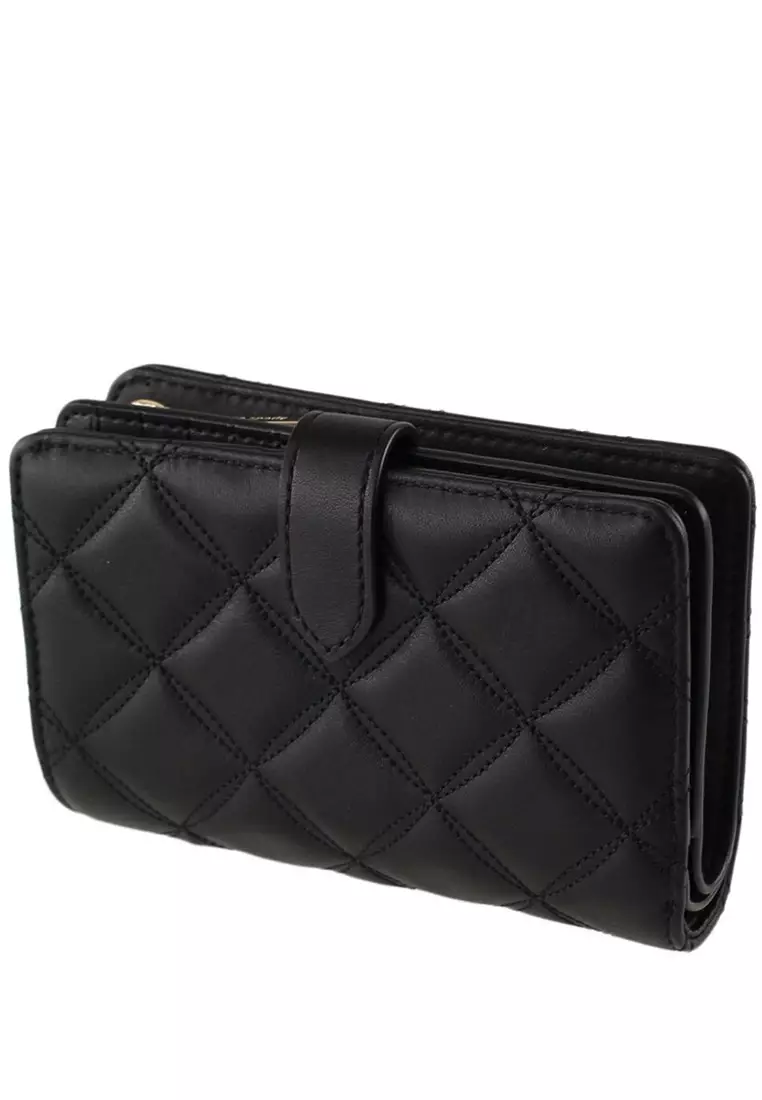 Kate Spade Kate Spade Natalia Medium Compact Bifold Wallet Black 2024