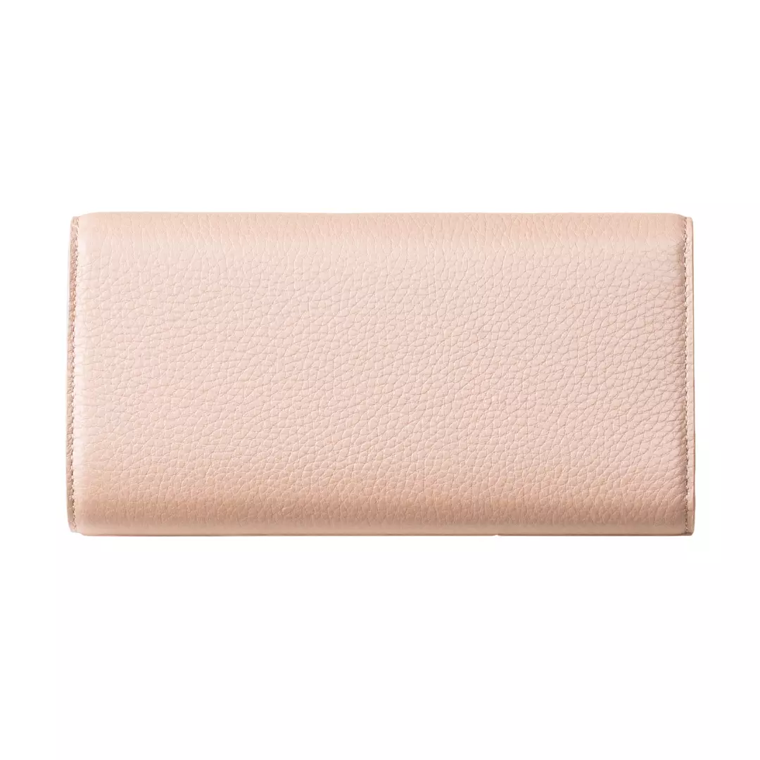 Bally Wish O Leather Wallet - Nude
