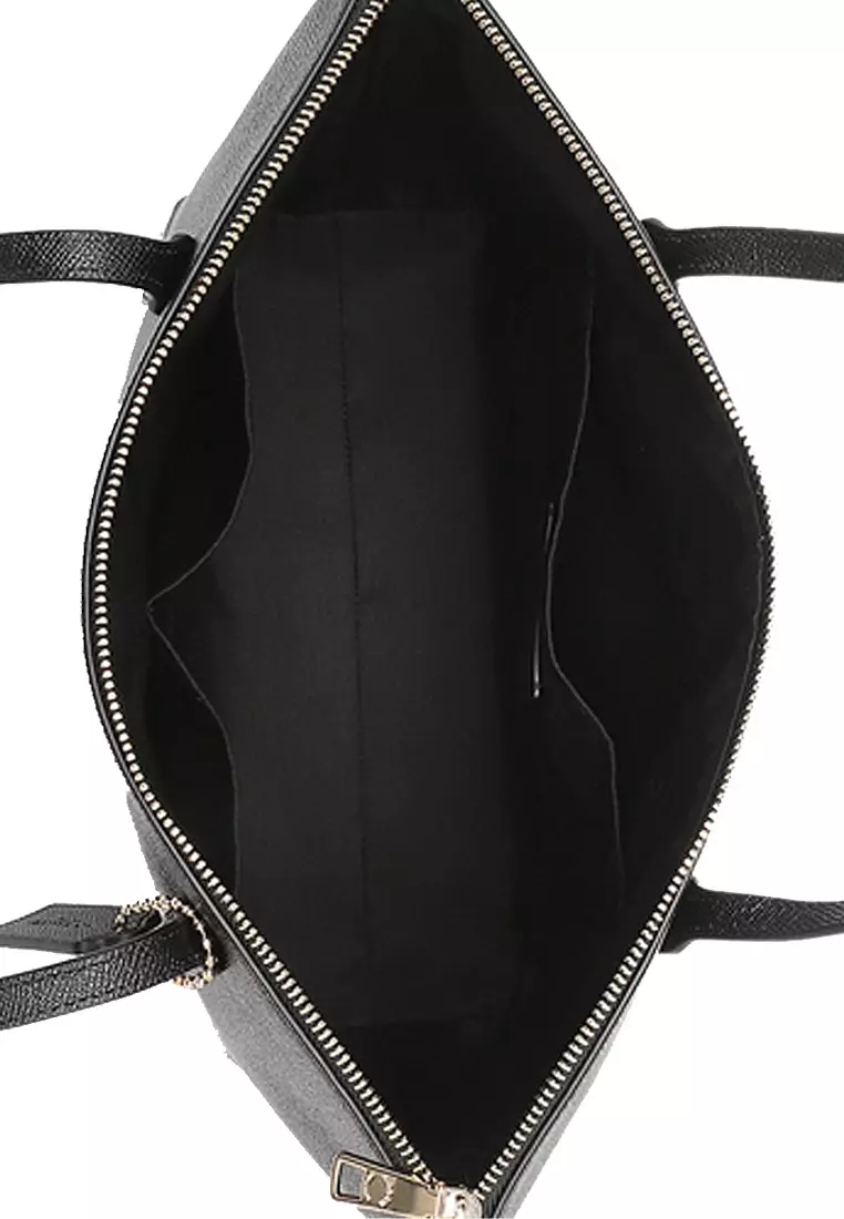 Coach laptop tote online in crossgrain leather