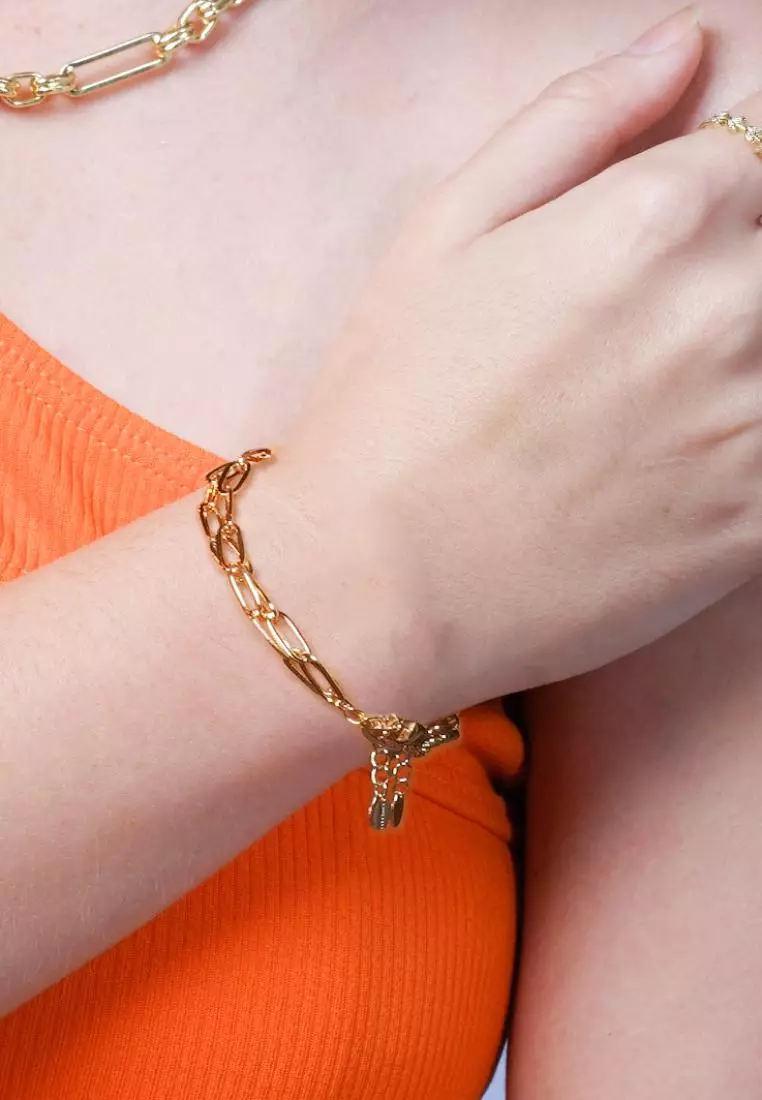 Chain Link Bracelet in 18K Gold Plating